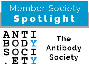 Member Society Spotlight Antibody Society graphic